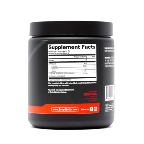 Sculpt Nation by V Shred BCAA Powder - Powerful Amino Acids - Product Imagery