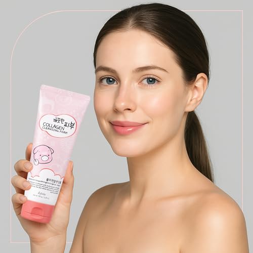 esfolio Collagen Cleansing Foam – Hydrating Face Wash for Deep - Product Imagery