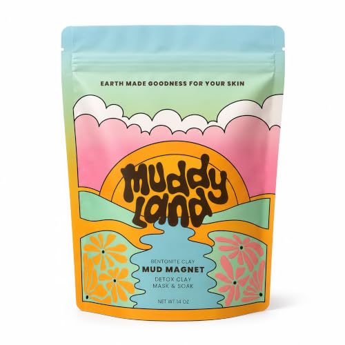 Muddyland Bentonite Clay Bath Soak & Full Body Mud Mask with Epsom Salt, Self Care Gift for Women - Mud Magnet – Chemica