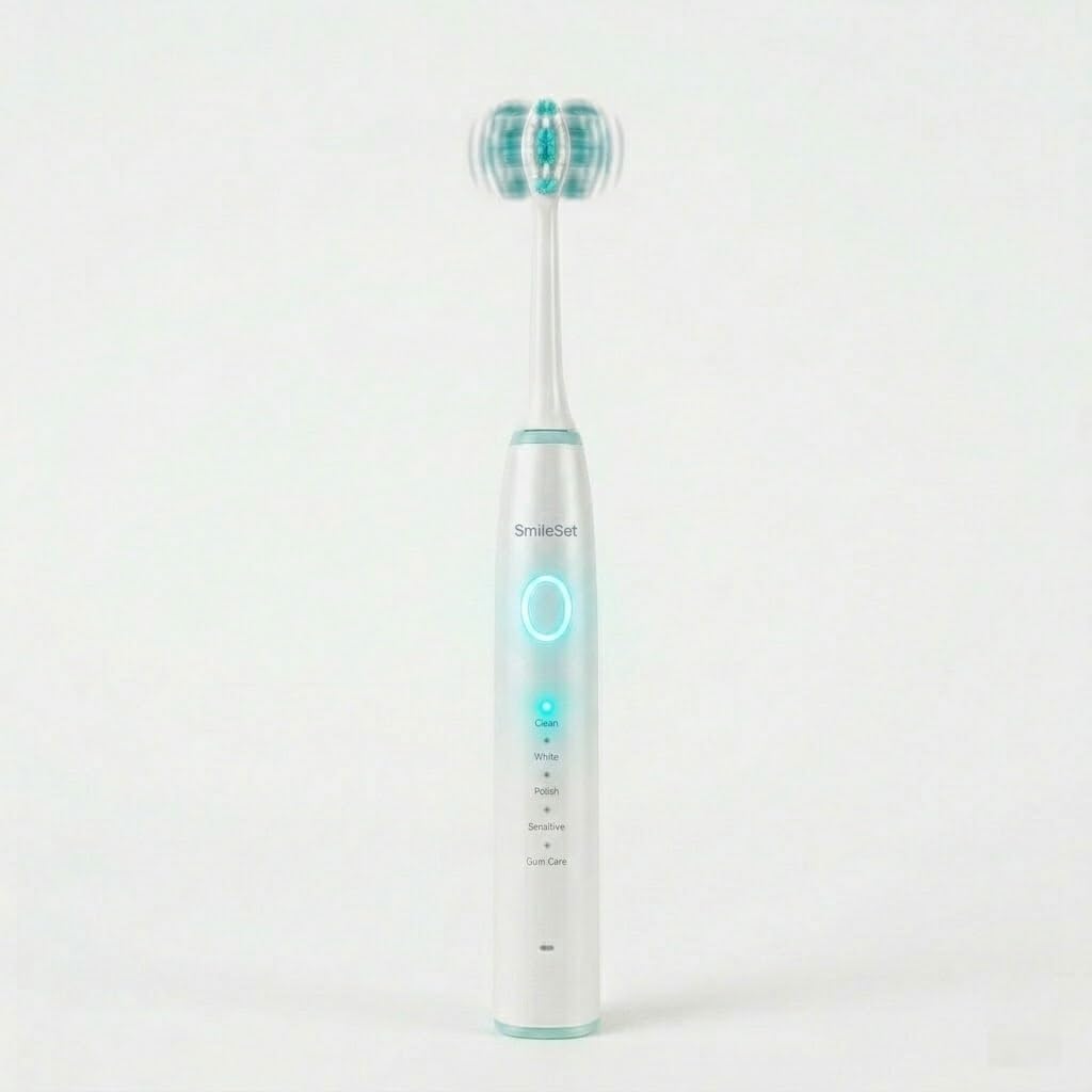 SmileSet Sonic Toothbrush Rechargeable Electric Toothbrush - SmileSet Official Imagery - 1