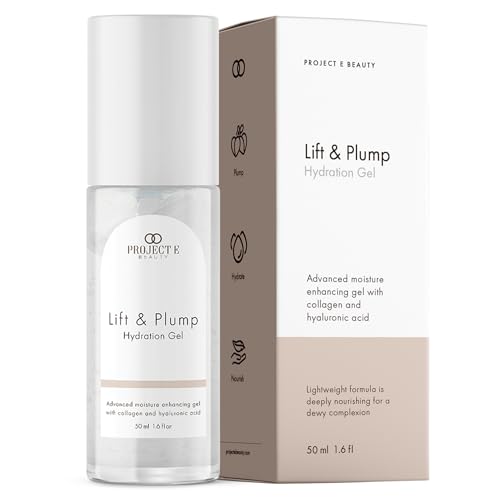 Lift & Plump Hydration Gel by Project E Beauty | 24-Hour Hydration | Anti-Aging Pore Tightening Treatment | Hydrating & 