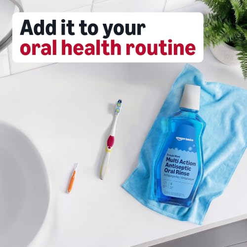 Amazon Basics Rotation Adult Manual Soft Bristle Toothbrush with - Product Imagery