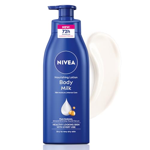 Nivea Nourishing Lotion Body Milk Richly Caring For Very Dry - Product Imagery