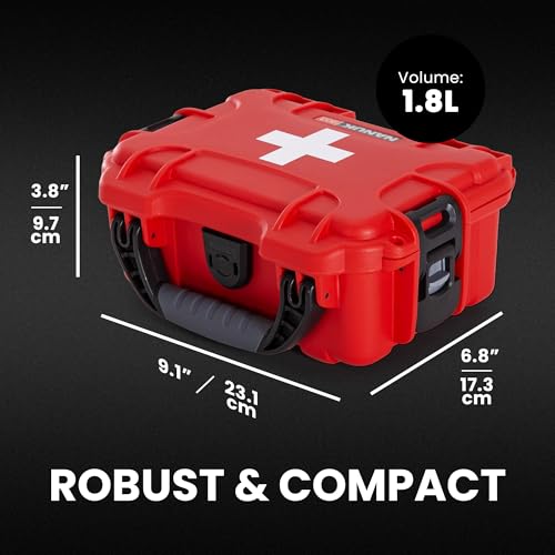 NANUK 903 Waterproof First Aid Box Empty – Durable, Medical - Product Imagery