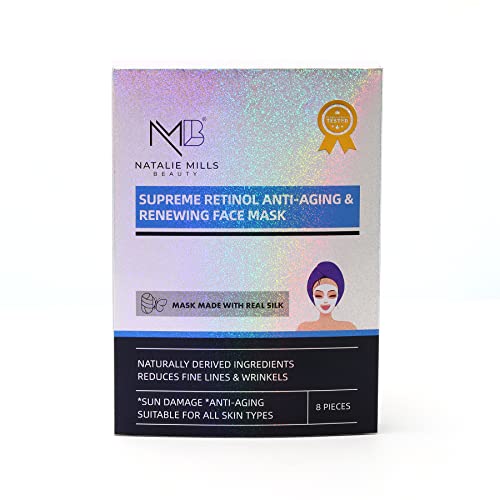 Supreme Retinol, Collagen & Vitamin C Anti-Aging SILK Face Mask - Product Imagery