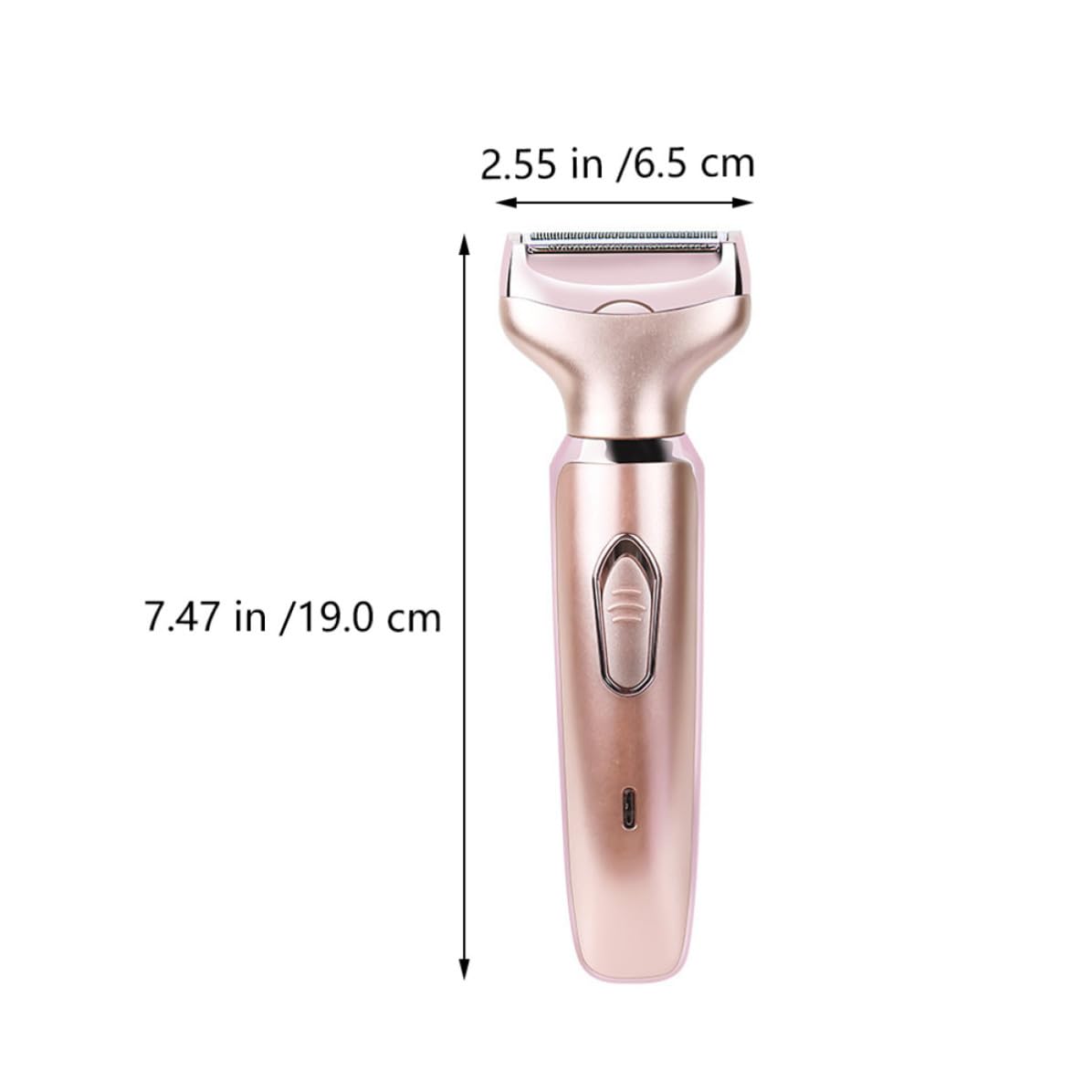 VOSAREA Women Electric Hair Remover with Two Cutter Heads, 5v 3w – close-up detail