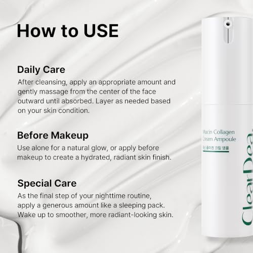 Mucin Collagen Voluming Ampoule Moisturizer Face Cream (Dual - Product Imagery