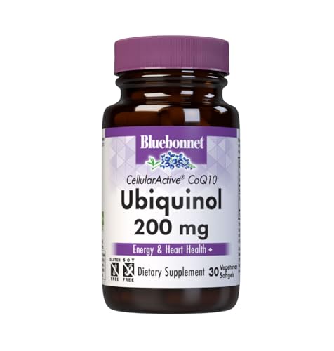 Bluebonnet Nutrition Active CoQ10 Ubiquinol 200mg Vegetarian - Product Imagery