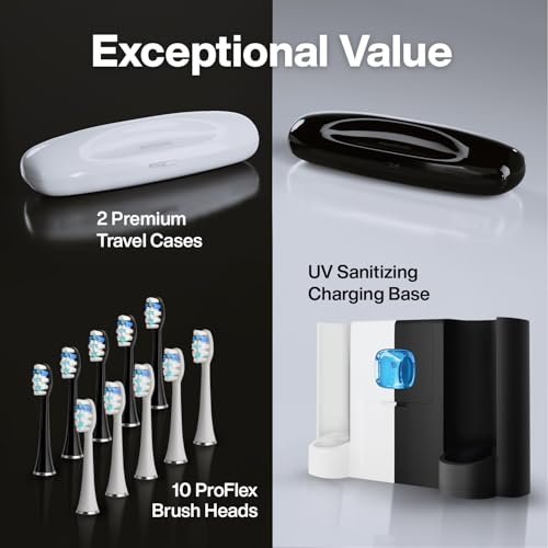 Aquasonic Duo Series PRO UV - ADA Accepted Electric Toothbrushes - Product Imagery