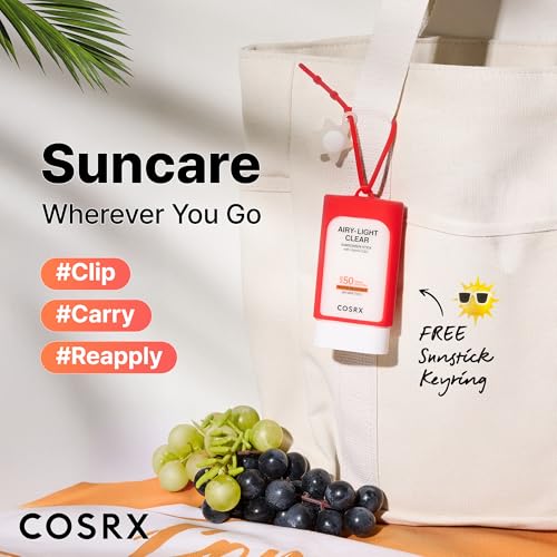 COSRX Vitamin E Sunscreen & Airy Light Sunscreen Stick with - Product Imagery