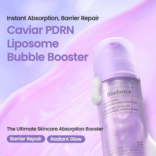 BIODANCE Caviar PDRN Liposome Bubble Booster, Micro-Bubble Foam - Product Imagery