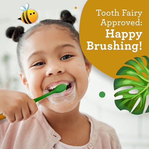 GuruNanda Butter On Gums Kids Toothbrush - 4 Pack Extra Soft - Product Imagery