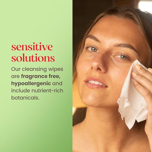Burt's Bees Soothing Fragrance Free Facial Towelettes, 30 ct., - Product Imagery