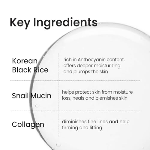 coxir Black Snail Collagen Toner, Korean Hydrating Essence, 5.07 - Product Imagery
