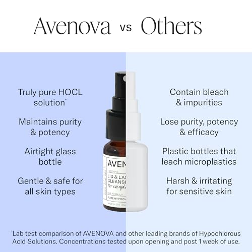 Avenova Eyelid Spray Cleanser for Lid & Lash, 20 ml Bottle - Product Imagery