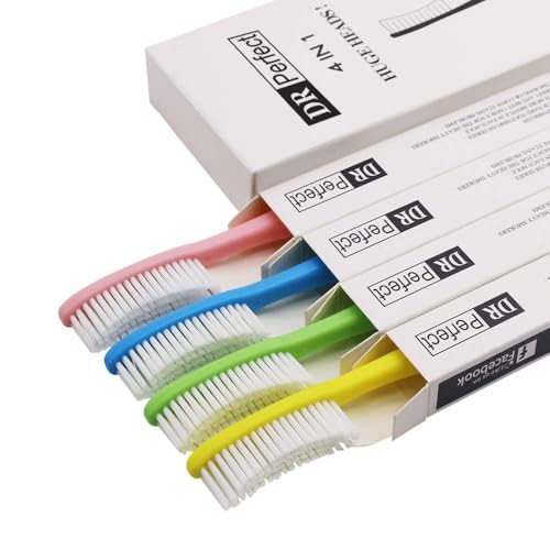 DR PERFECT Extra Hard & Firm Toothbrush Large Long Head - Product Imagery
