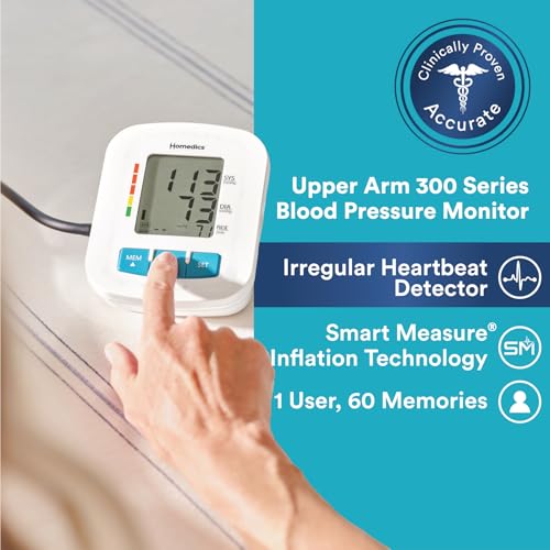 Homedics Upper Arm 300 Series Blood Pressure Monitor - Product Imagery