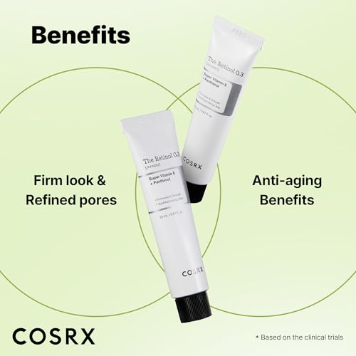 COSRX Retinol 0.3% Cream, Anti-Aging Eye & Neck Cream (0.67 - Product Imagery