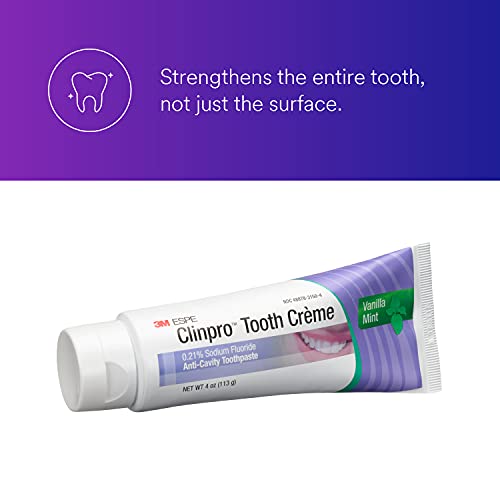 3M Clinpro Tooth Creme 0.21% Sodium Fluoride Anti Cavity - Product Imagery