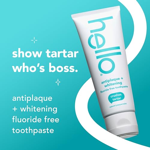 Hello Antiplaque and Whitening Fluoride Free Toothpaste, 5 Oz - Product Imagery