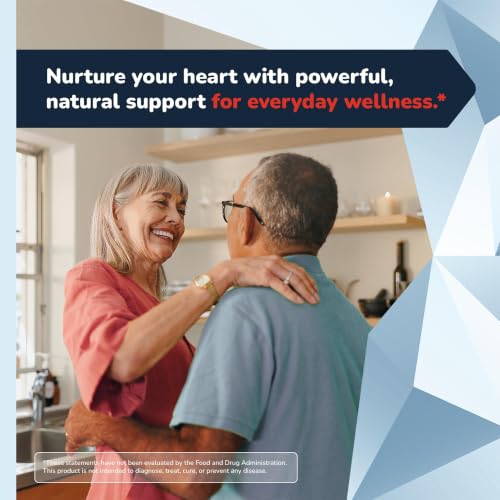 HealthyHeart Support+ 6-in-1 Heart Health Supplements, 1 Month - Product Imagery