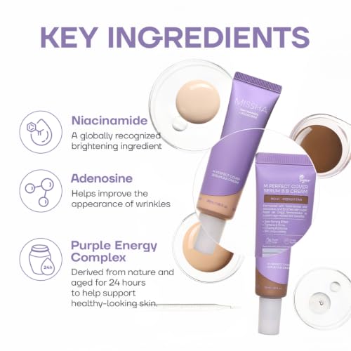 MISSHA M Perfect Cover Serum BB Cream No.23 Natural Beige 1.18 oz - Product Imagery