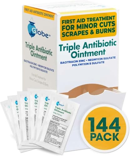 Globe Triple Antibiotic Ointment 0.9g Packets, First Aid - Product Imagery
