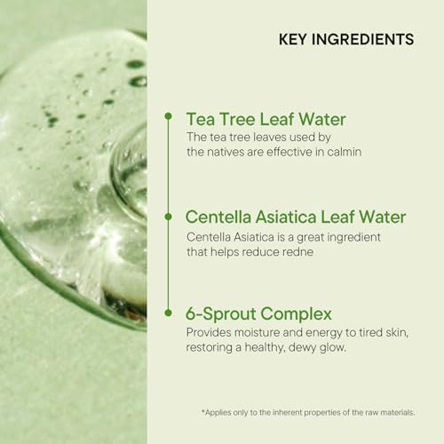 IUNIK Tea Tree Relief Serum - Calming & Hydrating Ampoule 1.69 - Product Imagery