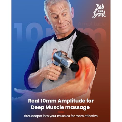 BOB AND BRAD C2 Pro Massage Gun with Heat and Cold Therapy, FSA - Product Imagery