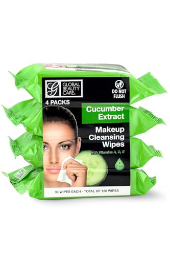 Global Beauty Care Cucumber Waterproof Makeup Remover Face - Product Imagery