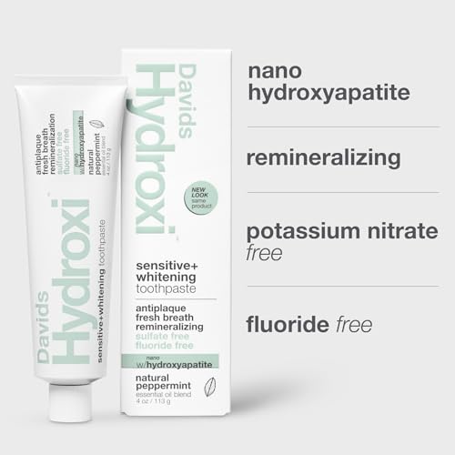 Davids Nano Hydroxyapatite Toothpaste Sensitive + Whitening - Product Imagery