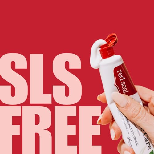 Red Seal Fluoride Free Toothpaste - Baking Soda - Herbal & - Product Imagery