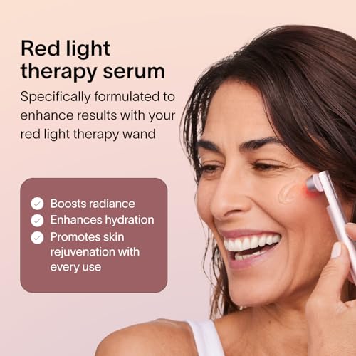 Solawave LightBoost Red Light Therapy Wand Activating Serum, - Product Imagery