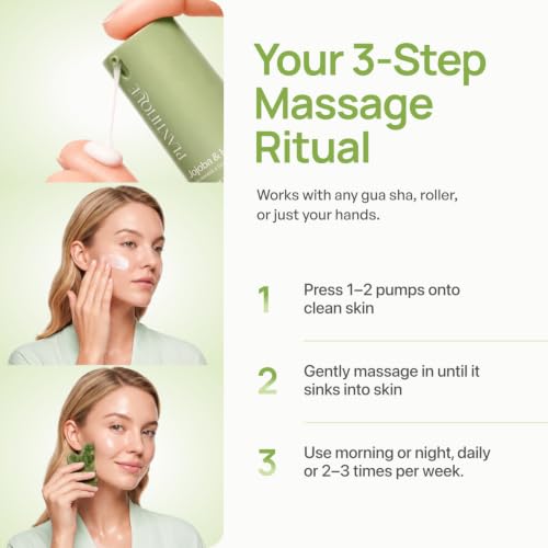 PLANTIFIQUE Korean Jojoba Oil & Hyaluronic Acid Face Massage - Product Imagery