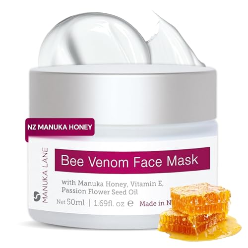 Manuka Lane, Bee Venom Face Mask, with Natural Honey, Vitamin E, - Product Imagery