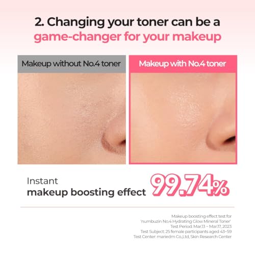 numbuzin No.4 Toner | Hydrating Glow Mineral Toner | Thermal - Product Imagery