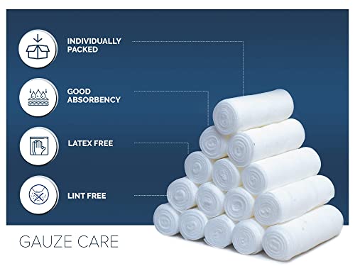 Gauze Rolls Pack of 24 – Premium Quality Lint and Latex-Free 4 - Product Imagery