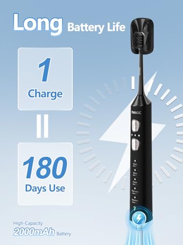 7MAGIC Sonic Electric Toothbrush, 180-Day Runtime, 42000VPM, 8 - Product Imagery