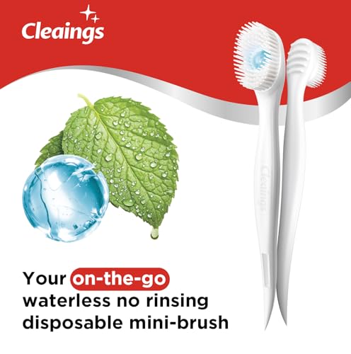 cleaings® 48 Pcs Disposable Mini Toothbrush - Pre-Pasted with - Product Imagery