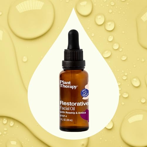 Plant Therapy Restorative Facial Oil with Rosehip & Arnica 1 oz - Product Imagery