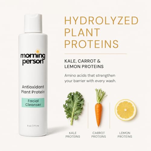Morning Person Gentle Facial Cleanser with Kale & Green Tea - Product Imagery