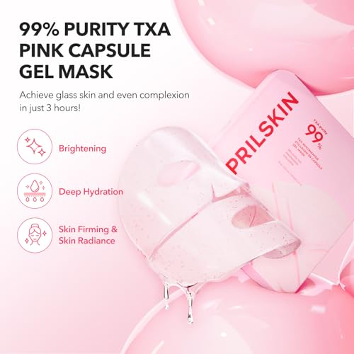 APRILSKIN TXA Pink Capsule Gel Mask 4EA - Product Imagery
