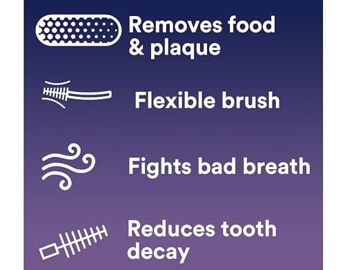 DenTek Complete Clean Easy Reach Floss Picks, Advanced Fluoride - Product Imagery
