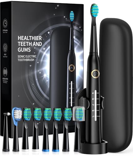 Sonic Electric Toothbrush for Adults, Power Electric Toothbrush - Product Imagery