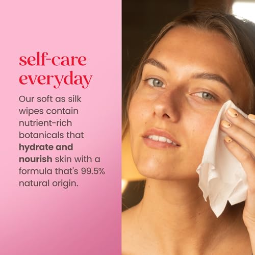 Burt’s Bees Micellar Rose Water Facial Towelettes, 30 ct., 3 Pack - Product Imagery