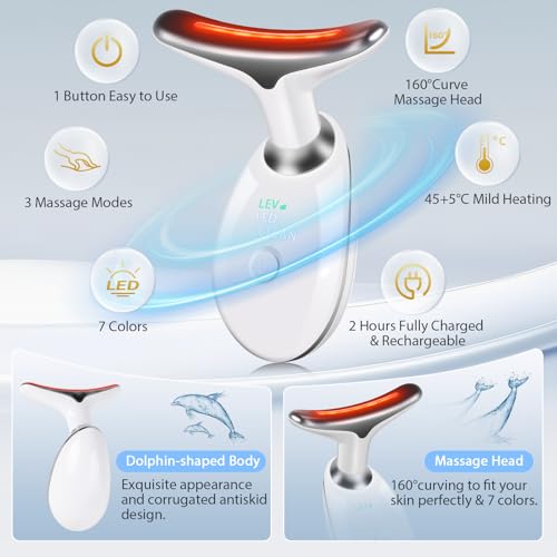 3 in 1 Face 𝖲cuIpting Tool, 7 Color Mode, Facial Massager for - Product Imagery