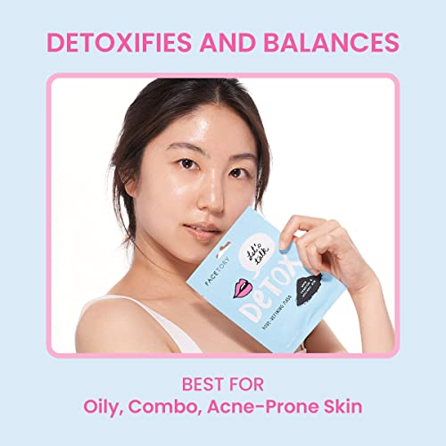 FACETORY Favorite 5 Korean Face Mask Variety Pack, Glass Skin - Product Imagery