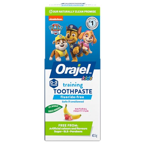 Orajel Naturals PAW Patrol Kids Toothpaste, Fruity Flavor, 1.5 Oz - Product Imagery