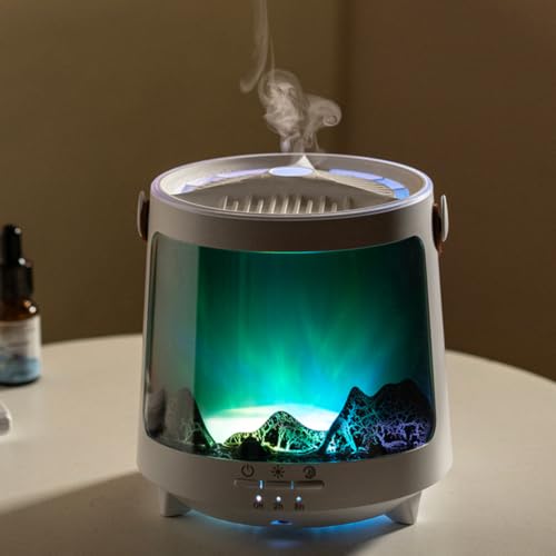 Nursery Humidifier Aromatherapy Diffuser 300ml 7 Color LED Quiet - Product Imagery