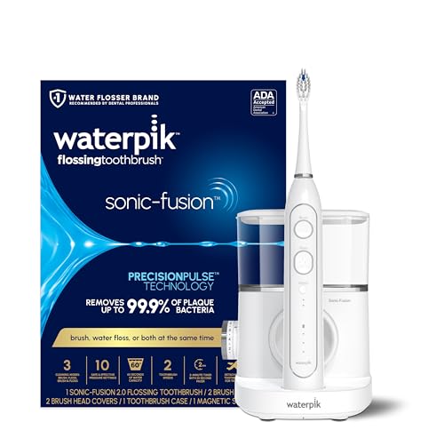 Waterpik Sonic-Fusion Flossing Electric Toothbrush Water - Product Imagery